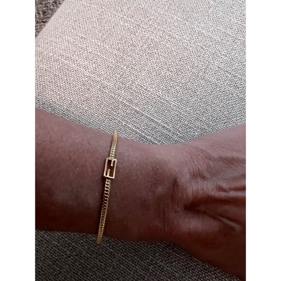Fendi Gold-Tone Chain Bracelet - Picture 5 of 11